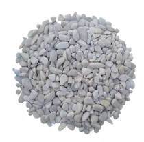 Piedra Decorativa Mármol Blanco Chica Jardin Maceta 2.5 Kg