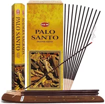 Palo Santo Incienso 120 Varitas Madera Sagrada Hem Importado