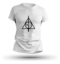 Camiseta Harry Potter Relíquias Peverell Horcrux Plus Size