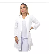 Jaleco Gabardine Feminino Acinturado Curso Médico Atacado