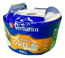 Dvd-r Printable Imprimibles Verbatim X50