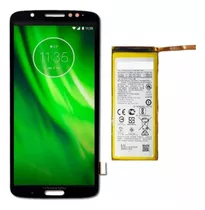 Tela Display Touch Para Moto G6 Plus + Bateria