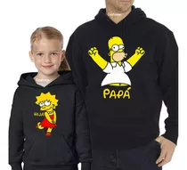 Pack Poleron Lisa Y Homero Papa E Hija Simpsons  Grafimax