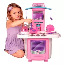  Kit Big Cozinha Infantil Completa Brinquedo Fogão Criança 