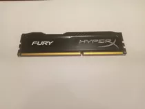 Memoria Ram Hyper Fury Gamer Color Negro  4gb Ddr3