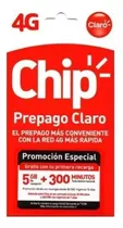 Chip Prepago Claro 5gb + 300 Minutos Con La Primera Recarga