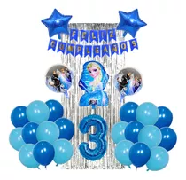 Set De Globos Frozen Para Fiestas Cumpleaños