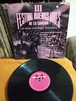 Iii Festival Buenos Aires De La Canción Vinilo Lp