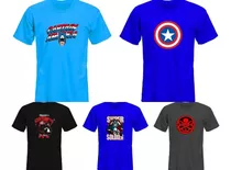 Remeras Capitan America Avengers Infinity War *mr Korneforos