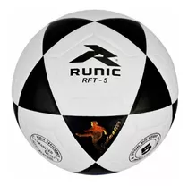 Balón Fútbol Campo Talla 5 Rft5 Marca Runic Color Negro