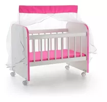 Berço Para Boneca Com Enxoval - Sonno Baby Cor Pink