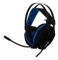 Fone De Ouvido Over-ear Gamer Tedge Ml-gh300 Preto Com Luz  Rgb Led