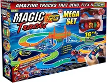Ontel Magic Tracks Mega Rc Con 2 Coches De Carreras Turbo De