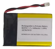 Bateria 1400mah 3,7v 2 Fios Fone Edifier W800bt