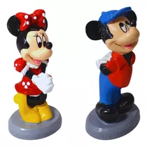 Mickey Minnie  Estatuetas Em Resina