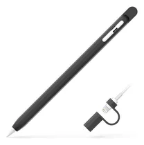 Funda De Silicona Para Apple Pencil 1ra Generacion (negro)