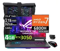 Asus Rog Strix G15 Ryzen 7, 32gb 1tb Ssd Rtx3050 4gb + Combo