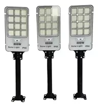 X3 Focos Solares Exterior Foco 800w Con Sensor De Movimiento