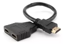 Cabo Hmaston Duplicador Hdmi 1 Entrada 2 Saídas Hd 1080p Nf