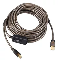 Cable Usb 2.0 Para Impresora Anera 15m Amplificada