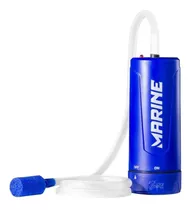 Oxigenador Marine Silent P/ Iscas Vivas Air Pump Azul -pilha