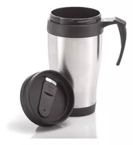 Vaso Térmico Café Agua Cerveza C/tapa 400ml Acero Inoxidable