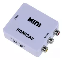 Adaptador Convertidor De Hdmi A Rca Video Version 1080p Hd