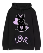 Buzo Canguro Con Capucha Bunny Love Lil Peep Mujer Hombre