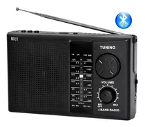 Radio Con Bluetooth, Recargable Y A Pilas. 4 Bandas