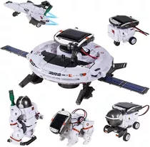 Kit De Robot Solar Creation Science Toy, Flota Espacial