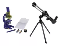 Kit De Microscopio Set Microscopio + Telescopios Astronomico