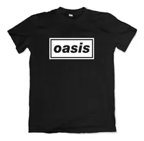 Camiseta Oasis Banda Rock Musica Unissex