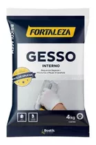 Gesso Em Pó Branco - Secagem Rápida - 4kg - Fortaleza