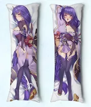 Capa Dakimakura 1,60x50cm Genshin Impact Raiden Shogun 02