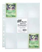 Kit 20 Folhas Plásticas Fichario Pasta Album Pokemon Yes Nfe