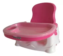 Silla Booster De Comer Para Bebe Mega Baby Portatil Creciend Color Rosa Booster P Comer Mega Baby