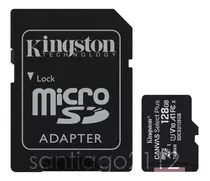 Micro Sd 128gb Kingston Clase 10 A1 Uhs-i U1 Full Hd