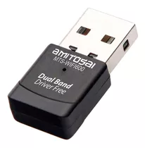 Amitosai Ultraspeed Mts-wifi600 Adaptador Receptor Placa Usb Wifi 600mbps Dual Band 2.4 Y 5 Ghz Driver Free