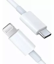 Cable Usb Tipo C A Ligthing Cargador P iPhone 11 12 13blanco Color Blanco