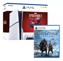 Consola Ps5 Slim Bundle Spiderman 2 + God Of War Ragnarok