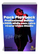 Pack Playback Bailão+3000 Midi+corel Vídeo X10 