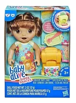 Boneca Baby Alive Bebê Festa Das Massas Morena Hasbro