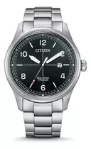 Reloj Citizen Titanium Analog Para Hombre De Acero Bm757080e Color De La Malla Plateado Color Del Bisel Plateado Color Del Fondo Negro