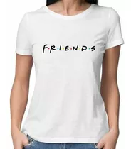 Remera Mujer Estampada-algodon Premium-friends