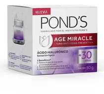 Ponds Age Miracle  +30 Años 50grs