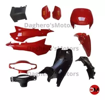 Kit Plasticos Estetica Roja Yumbo Max  Baccio P110 Completa