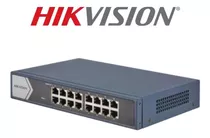 Switch Gigabit 16 Portas Hikvision Ds-3e0516-e(b)
