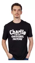 Charly Y La Fabrica De Chocolate Remera Manga Corta Unisex 