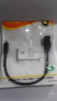 Adaptador Otg  Usb A Hembra A Micro Usb Macho Cable 0.2m
