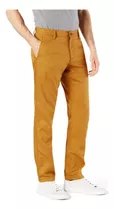 Pantalon Dockers Straight Coupe Droite Para Hombre - Mostaza